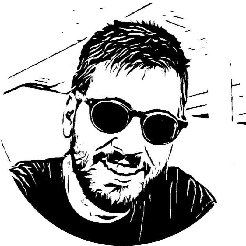 Black and white stylized profile picture of Prodromos Kolyvakis